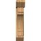 Ekena Millwork Merced Slat Rough Sawn Bracket w/ Offset Brace, Western Red Cedar, 8"W x 28"D x 40"H BKT0806X28X40MRC06RWR - alternate 2
